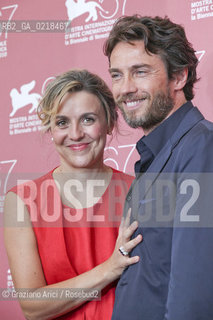 67th Venice International Film Festival - Venice September 5, 2010 - Photocall of the film Come un Soffio - The director Michela Cescon, Alessio Boni actor.