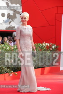 67th Venice International Film Festival - Venice September 5, 2010 - Red Carpet of the film Meeks Cutoff - The actress Michelle Williams