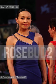 67th Venice International Film Festival - Venice September 5, 2010 - Red Carpet of the film Di Renjie Zhi Tongtian Diguo (Detective Dee and the Mystery of the Phantom Flame) - Actress Carina Lau