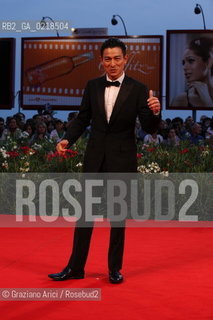67th Venice International Film Festival - Venice September 5, 2010 - Red Carpet of the film Di Renjie Zhi Tongtian Diguo (Detective Dee and the Mystery of the Phantom Flame) - The actor Andy Lau
