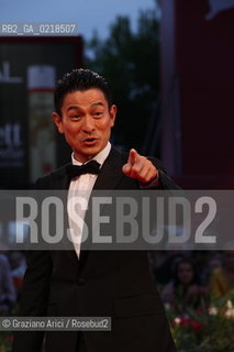 67th Venice International Film Festival - Venice September 5, 2010 - Red Carpet of the film Di Renjie Zhi Tongtian Diguo (Detective Dee and the Mystery of the Phantom Flame) - The actor Andy Lau
