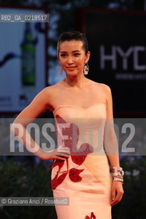 67th Venice International Film Festival - Venice September 5, 2010 - Red Carpet of the film Di Renjie Zhi Tongtian Diguo (Detective Dee and the Mystery of the Phantom Flame) - The actress Li Bingbing