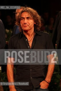 67th Venice International Film Festival - Venice September 5, 2010 - Red Carpet of the film Niente Paura, Come Siamo Come Eravamo e le Canzoni di Luciano Ligabue - Luciano Ligabue singer