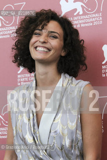 67th Venice International Film Festival - Venice September 8, 2010 - Photocall of the film Sorelle Mai - Valentina Bardi, actress