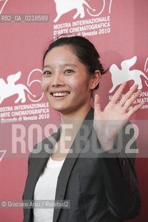 67th Venice International Film Festival - Venice September 5, 2010 - Photocall of the film Le Fossè (The Ditch) - the actress  Xu Cenzi