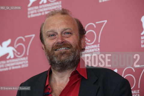 67th Venice International Film Festival - Venice September 5, 2010 - Photocall of the film Ma Che Storia - The director Gianfranco Pannone