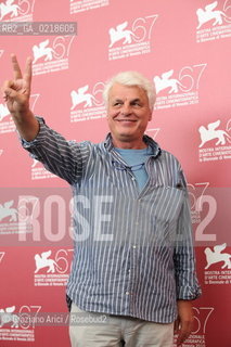 67th Venice International Film Festival - Venice September 5, 2010 - Photocall of the film Vallanzasca - Gli Angeli Del Male - The director Michele Placido