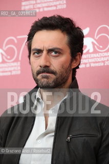 67th Venice International Film Festival - Venice September 5, 2010 - Photocall of the film Vallanzasca - Gli Angeli Del Male - The actor Filippo Timi