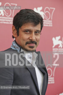 67th Venice International Film Festival - Venice September 5, 2010 - Photocall of the film Raavanan - The actor Vikram