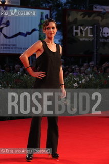 67th Venice International Film Festival - Venice September 5, 2010 - Red Carpet of the film Vallanzasca - Gli Angeli Del Male - Isabella Ragonese, actress