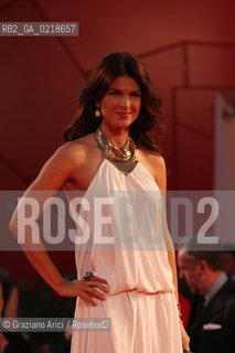 67th Venice International Film Festival - Venice September 5, 2010 - Red Carpet of the film Vallanzasca - Gli Angeli Del Male - Monica Barladeanu, actress