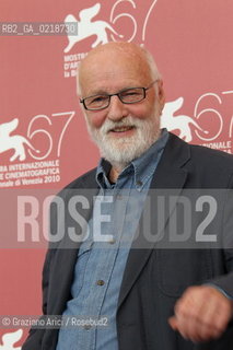 67th Venice International Film Festival - Venice September 7, 2010 - Photocall of the film Prezit Svuj Zivot (Surviving Life) - The director Jan Svankmajer.