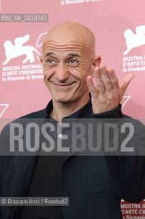 67th Venice International Film Festival - Venice September 7, 2010 - Photocall of the film Into Paradise - The actor Peppe Servillo.