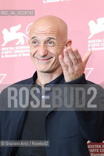 67th Venice International Film Festival - Venice September 7, 2010 - Photocall of the film Into Paradise - The actor Peppe Servillo.