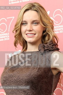 67th Venice International Film Festival - Venice September 7, 2010 - Photocall of the film Balada Triste De Trompeta - The actress Carolina Bang