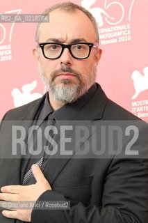 67th Venice International Film Festival - Venice September 7, 2010 - Photocall of the film Balada Triste De Trompeta - The director Alex de la Iglesia
