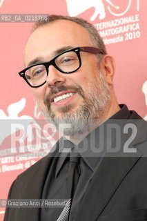 67th Venice International Film Festival - Venice September 7, 2010 - Photocall of the film Balada Triste De Trompeta - The director Alex de la Iglesia
