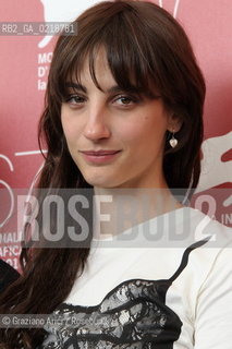 67th Venice International Film Festival - Venice September 7, 2010 - Photocall of the film Noi Credevamo - The actress Francesca Inaudi