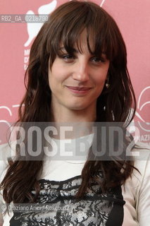 67th Venice International Film Festival - Venice September 7, 2010 - Photocall of the film Noi Credevamo - The actress Francesca Inaudi
