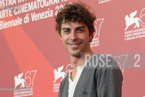 67th Venice International Film Festival - Venice September 7, 2010 - Photocall of the film Noi Credevamo - The actor Michele Riondino