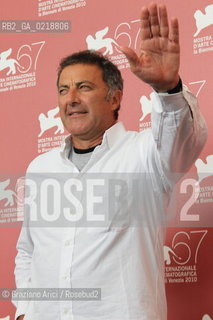 67th Venice International Film Festival - Venice September 7, 2010 - Photocall of the film Noi Credevamo - The actor Luca Barbareschi.