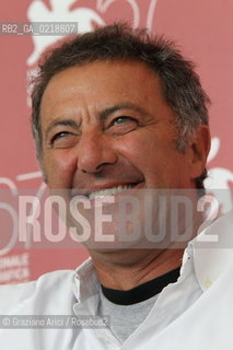 67th Venice International Film Festival - Venice September 7, 2010 - Photocall of the film Noi Credevamo - The actor Luca Barbareschi.