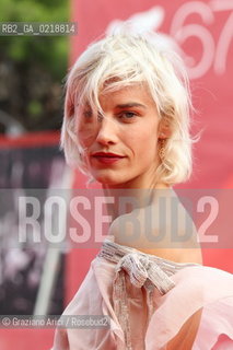 67th Venice International Film Festival - Venice September 7, 2010 - Red Carpet Film Promises Written in Water - Delfine Bafort, model