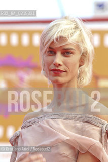 67th Venice International Film Festival - Venice September 7, 2010 - Red Carpet Film Promises Written in Water - Delfine Bafort, model