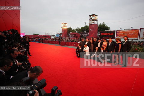 67th Venice International Film Festival - Venice September 7, 2010 - Red Carpet of the film Noi Credevamo - The cast