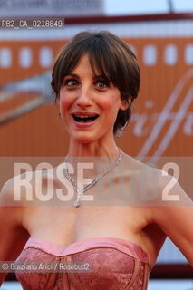 67th Venice International Film Festival - Venice September 7, 2010 - Red Carpet of the film Noi Credevamo - Actress Francesca Inaudi