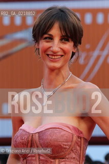 67th Venice International Film Festival - Venice September 7, 2010 - Red Carpet of the film Noi Credevamo - Actress Francesca Inaudi