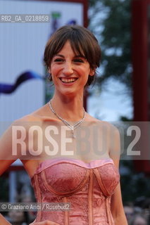 67th Venice International Film Festival - Venice September 7, 2010 - Red Carpet of the film Noi Credevamo - Actress Francesca Inaudi