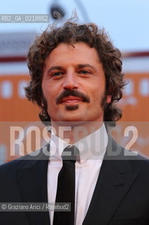 67th Venice International Film Festival - Venice September 7, 2010 - Red Carpet of the film Noi Credevamo - Actor Guido Caprino