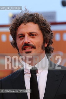 67th Venice International Film Festival - Venice September 7, 2010 - Red Carpet of the film Noi Credevamo - Actor Guido Caprino