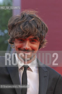 67th Venice International Film Festival - Venice September 7, 2010 - Red Carpet of the film Noi Credevamo - Actor Edoardo Natoli