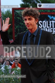 67th Venice International Film Festival - Venice September 7, 2010 - Red Carpet of the film Noi Credevamo - Actor Michele Riondino