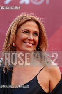 67th Venice International Film Festival - Venice September 7, 2010 - Red Carpet of the film Noi Credevamo - Monica Maggioni, journalist and director