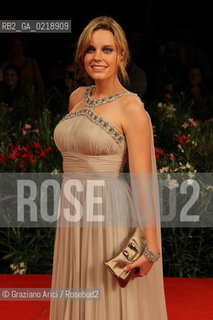 67th Venice International Film Festival - Venice September 7, 2010 - Red Carpet of the film Balada Triste De Trompeta - Actress Carolina Bang