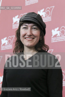 67th Venice International Film Festival - Venice September 8, 2010 - Photocall of the film Attenberg - The director Athina Rachel Tsangari
