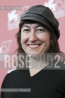 67th Venice International Film Festival - Venice September 8, 2010 - Photocall of the film Attenberg - The director Athina Rachel Tsangari