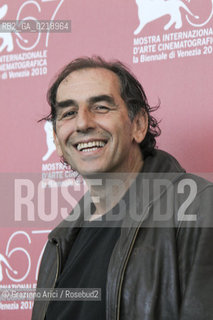 67th Venice International Film Festival - Venice September 8, 2010 - Photocall of the film Attenberg - Actor Vangelis Mourikis