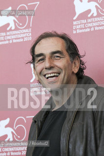 67th Venice International Film Festival - Venice September 8, 2010 - Photocall of the film Attenberg - Actor Vangelis Mourikis