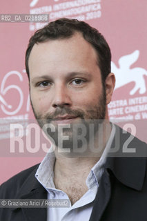 67th Venice International Film Festival - Venice September 8, 2010 - Photocall of the film Attenberg - Actor and producer Yorgos Lanthimos