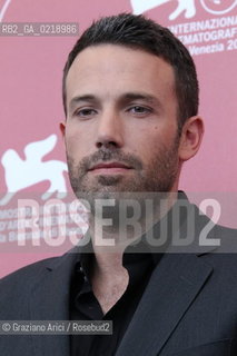 67th Venice International Film Festival - Venice September 8, 2010 - Photocall of the film The Town - The director Ben Affleck