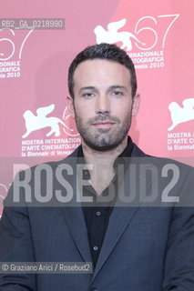 67th Venice International Film Festival - Venice September 8, 2010 - Photocall of the film The Town - The director Ben Affleck