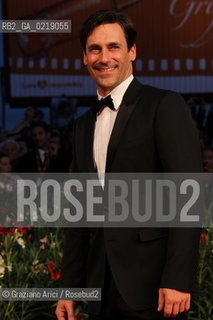 67th Venice International Film Festival - Venice September 8, 2010 - Red Carpet of the film The Town - Actor Jon Hamm