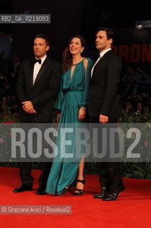 67th Venice International Film Festival - Venice September 8, 2010 - Red Carpet of the film The Town - (L-R) The director Ben Affleck, actress Rebecca Hall, actor Jon Hamm