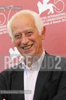 67th Venice International Film Festival - Venice September 9, 2010 - Photocall of the film Notizie degli Scavi - The director Emidio Greco