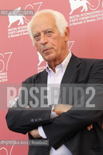 67th Venice International Film Festival - Venice September 9, 2010 - Photocall of the film Notizie degli Scavi - The director Emidio Greco