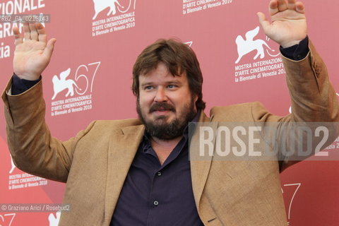 67th Venice International Film Festival - Venice September 9, 2010 - Photocall of the film Notizie degli Scavi - Actor Giuseppe Battiston